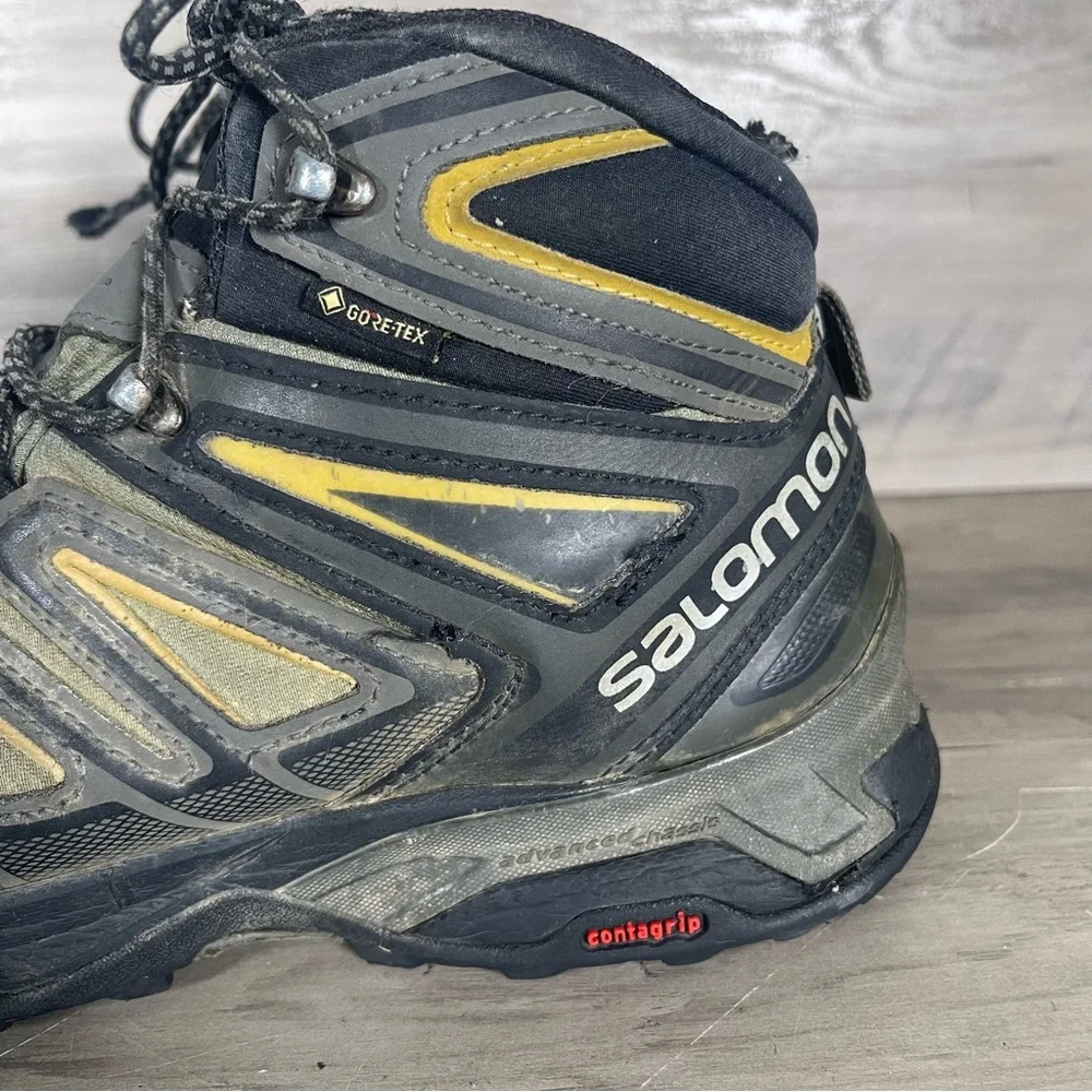 Salomon X Ultra 3 Mid‎ GTX Gore-Tex Contagrip Mens 8 Gorpcore Hiking Trail Boots